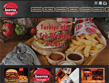Tablet Screenshot of beevesburger.com